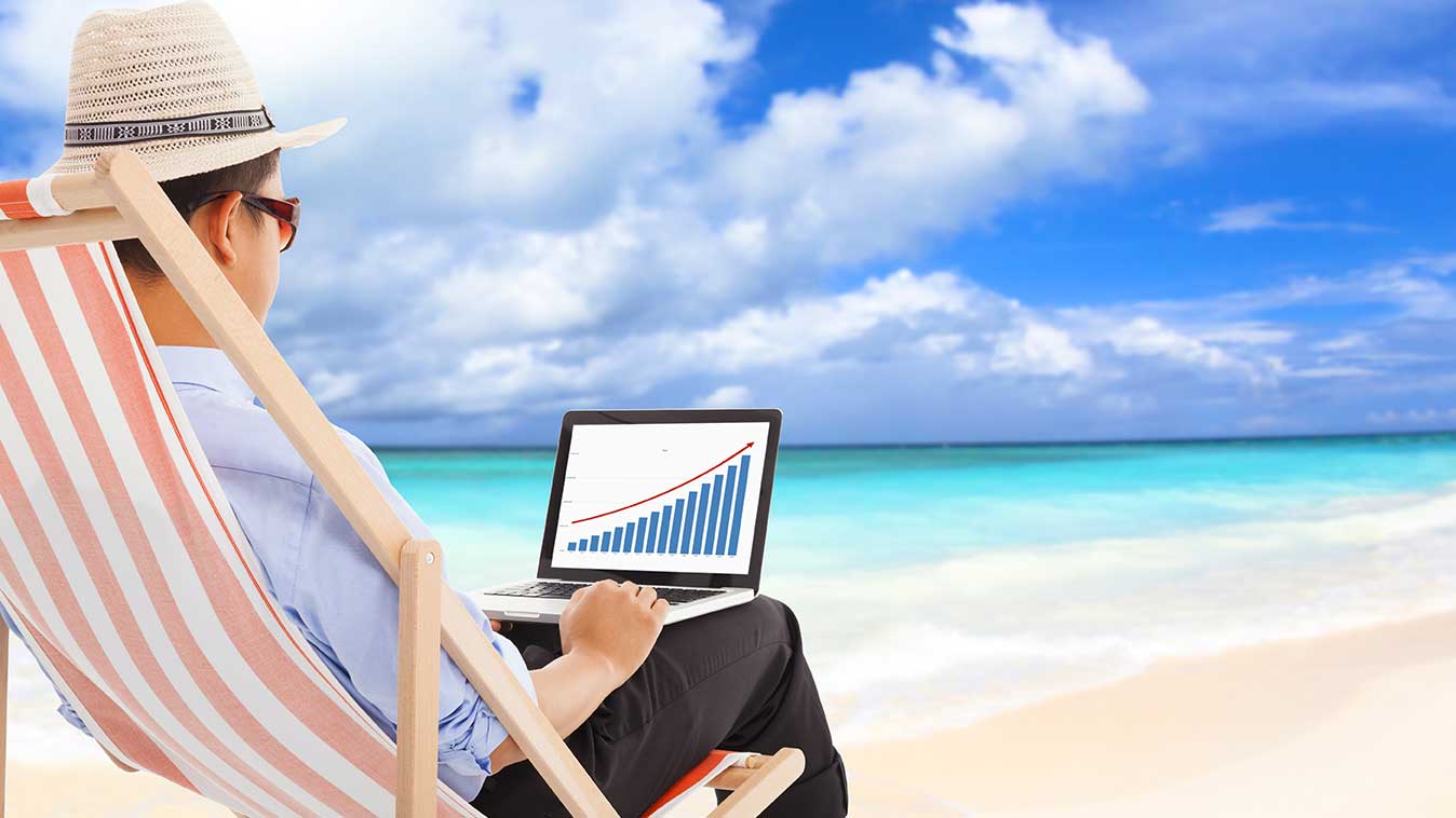 Entrepreneur : comment travailler 2 h par jour pendant vos vacances ?